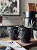 Mug XL avec anse en grès – Noir mat