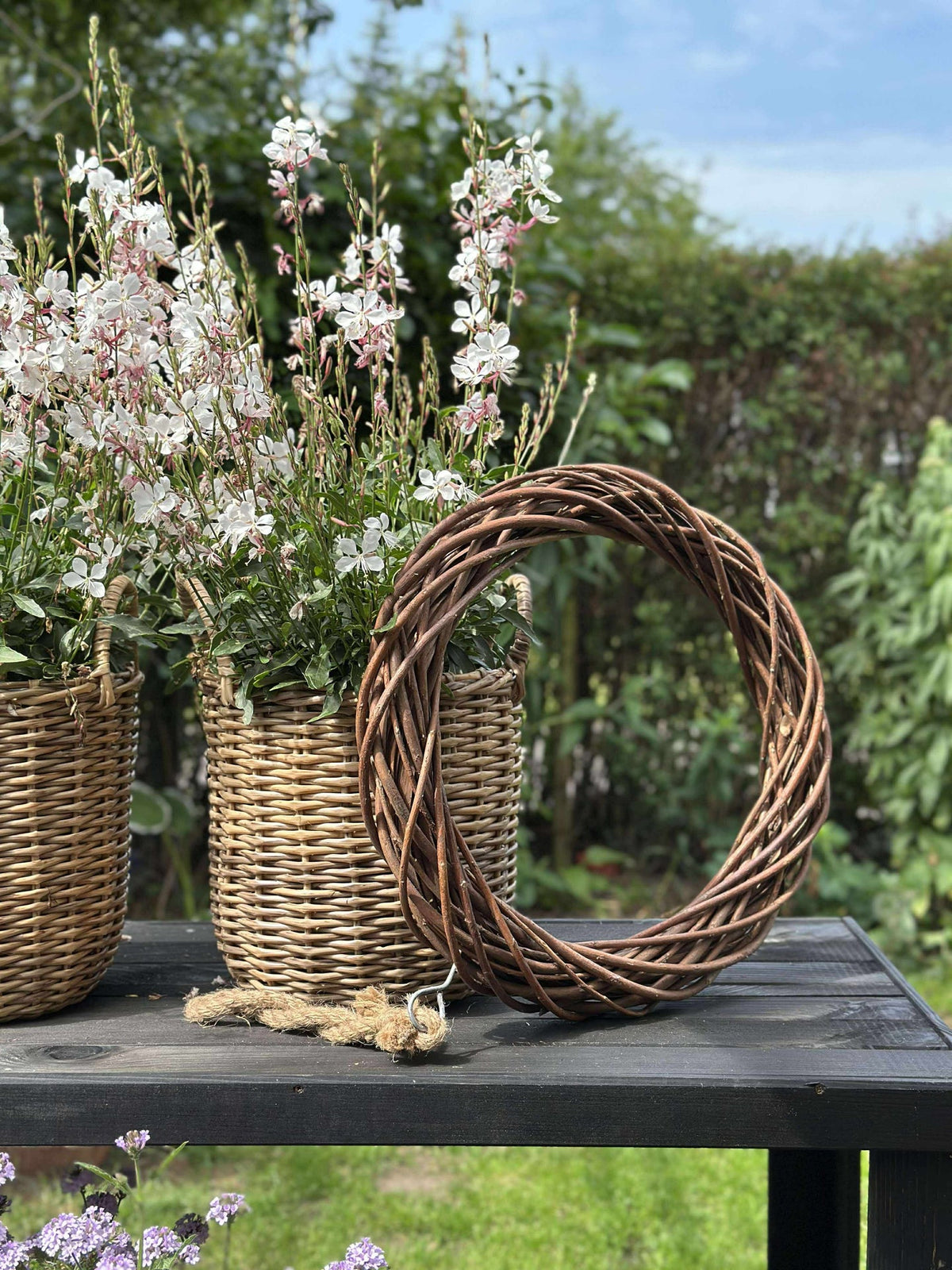 Couronne en osier diam. 40 cm