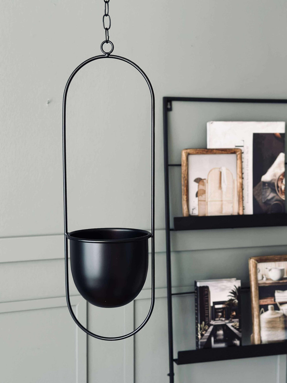 Pot avec suspension  - Black
