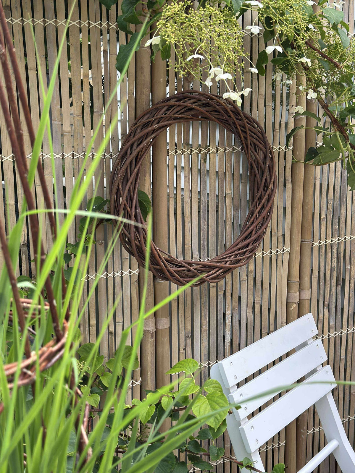 Couronne en osier diam. 40 cm