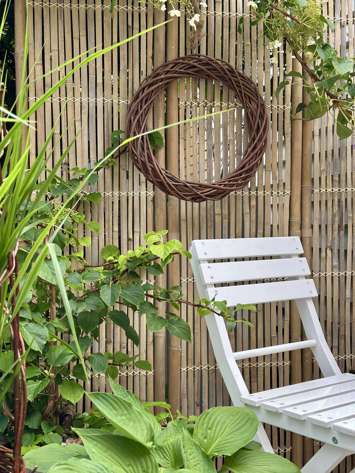 Couronne en osier diam. 40 cm