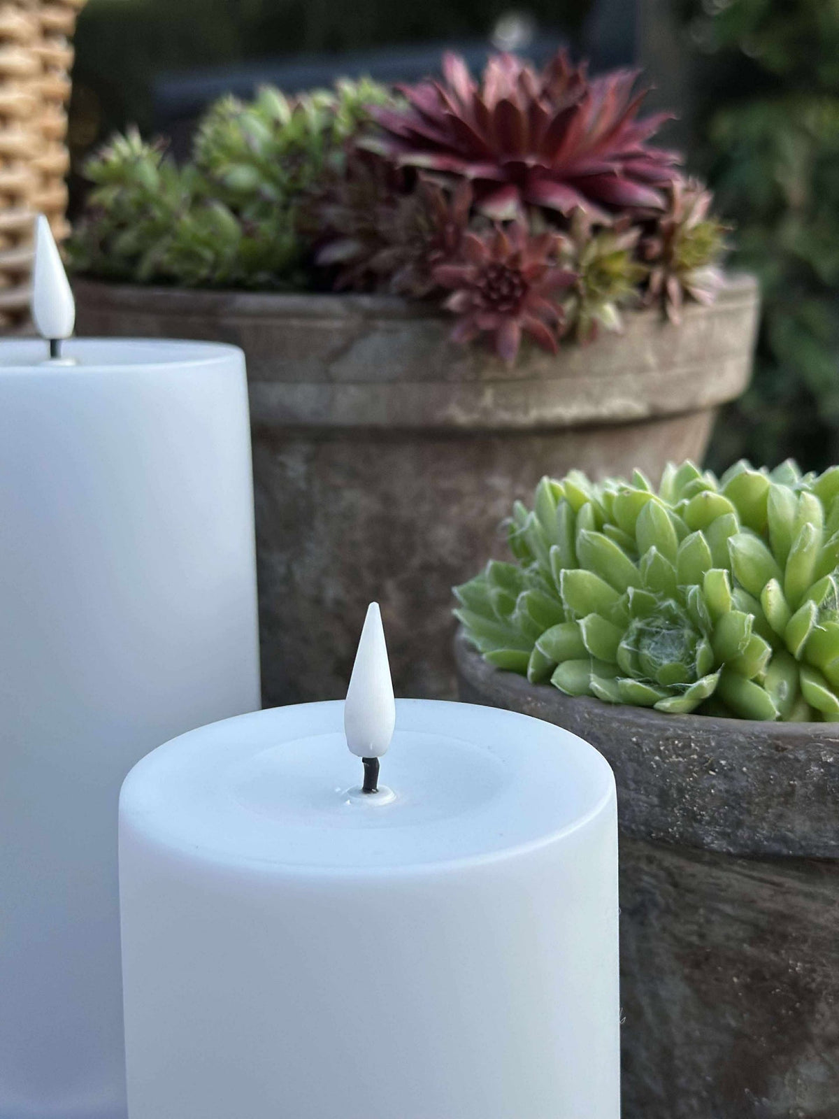 Bougies bloc solaires - Lot de 3 pièces