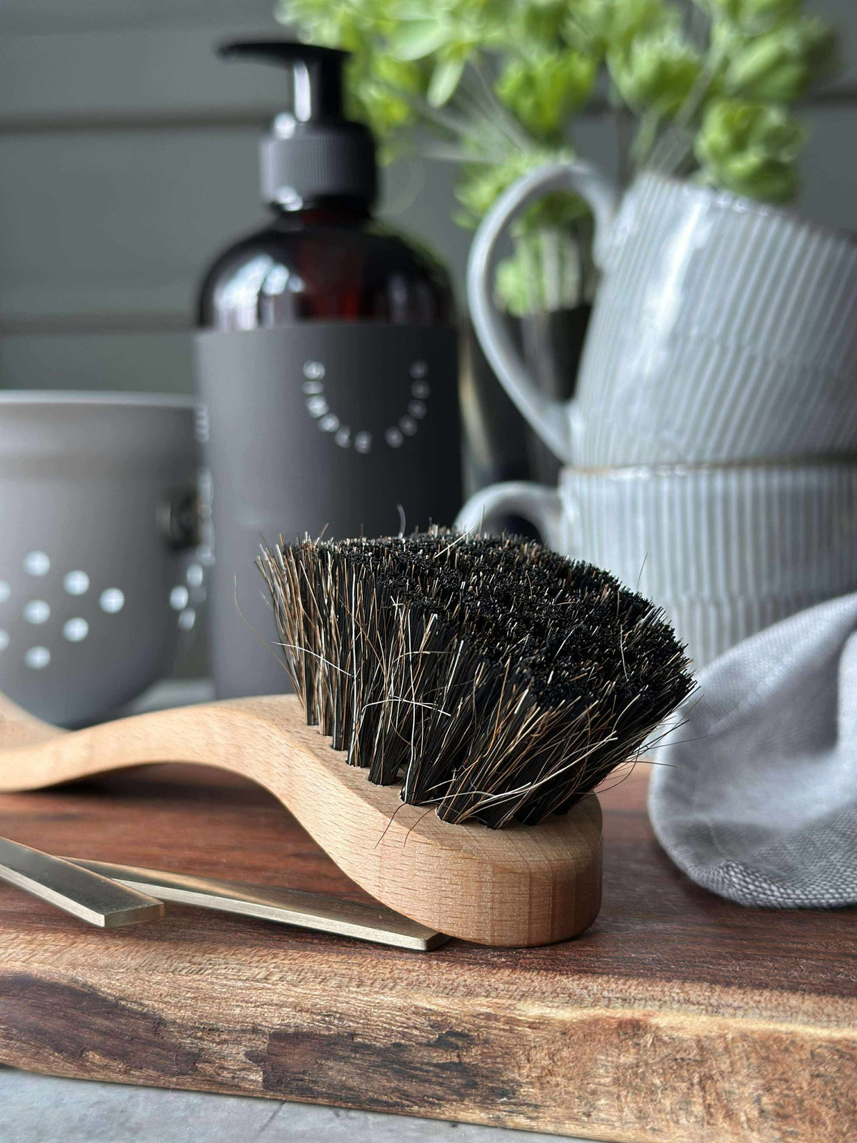 Brosse à vaisselle douce - bois de hêtre certifié FSC