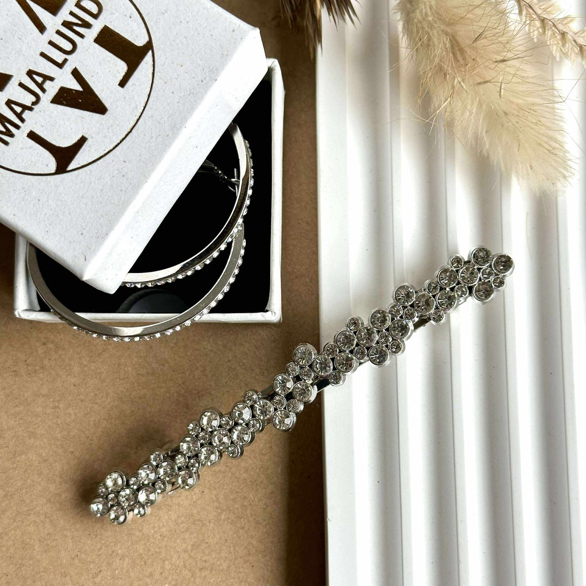 Pince à cheveux Leonora silver