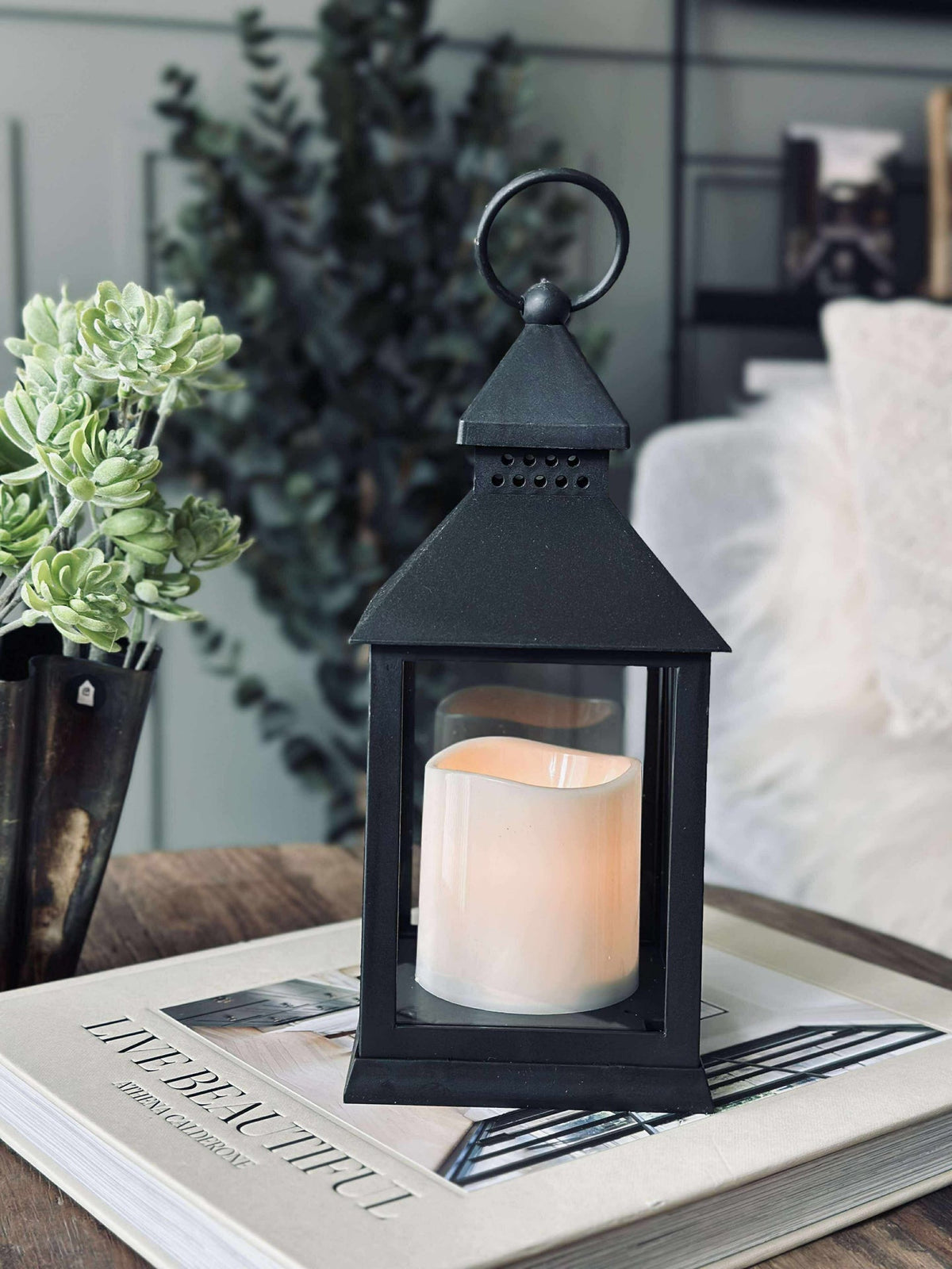 Lanterne avec minuterie - Black