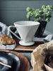 Filtre à café en porcelaine