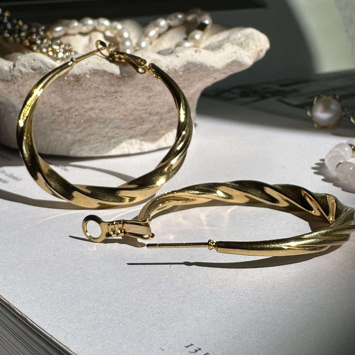 Boucles d’oreilles Jayden dorées