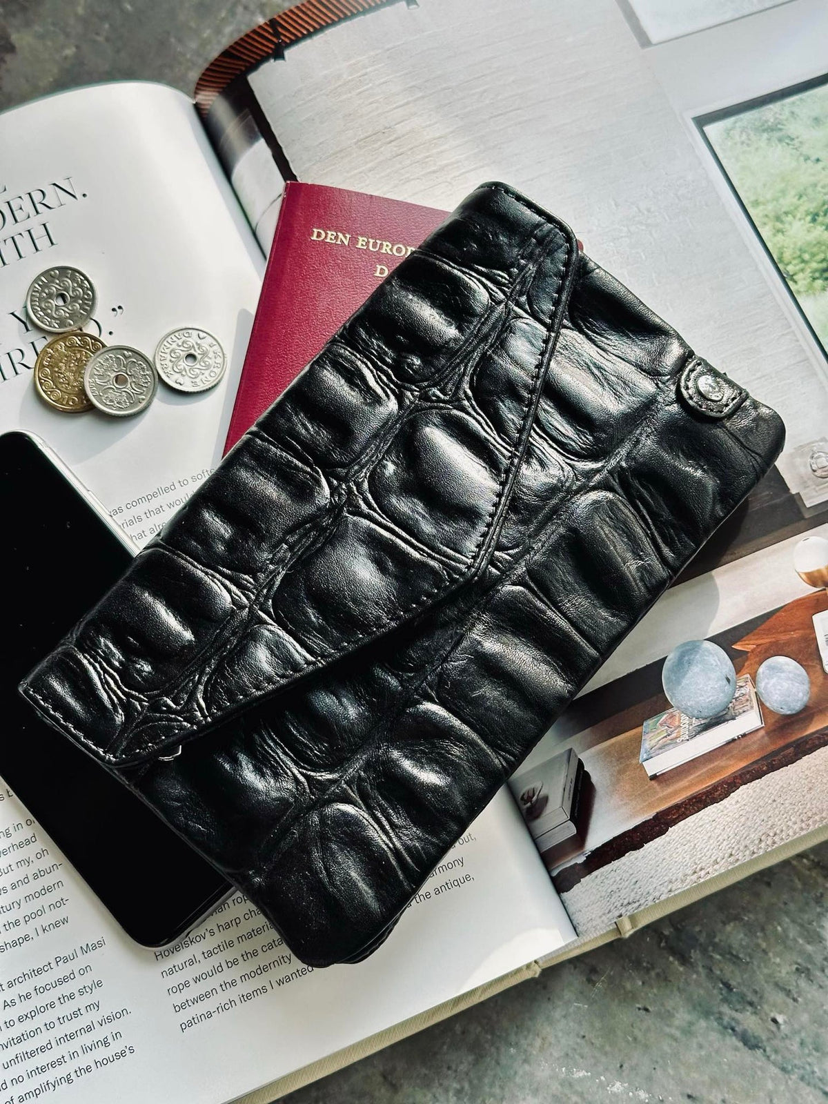 Portefeuille Croco deluxe