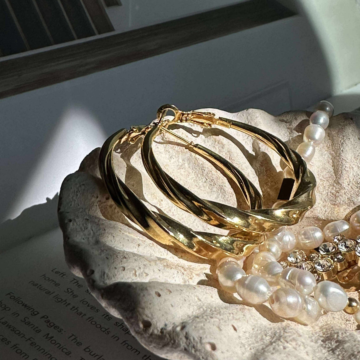 Boucles d’oreilles Jayden dorées