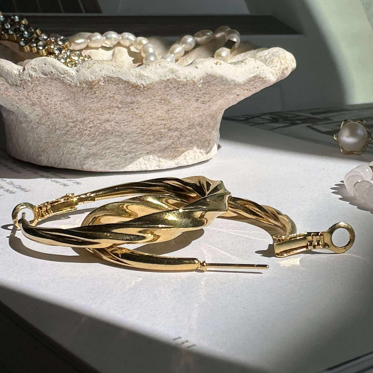 Boucles d’oreilles Jayden dorées