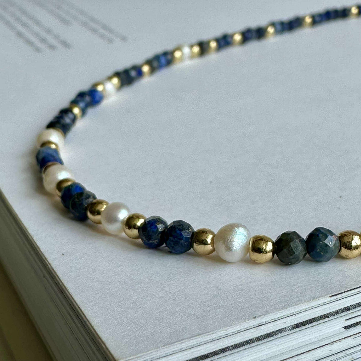 Collier Lilja - avec de véritables perles d’eau douce