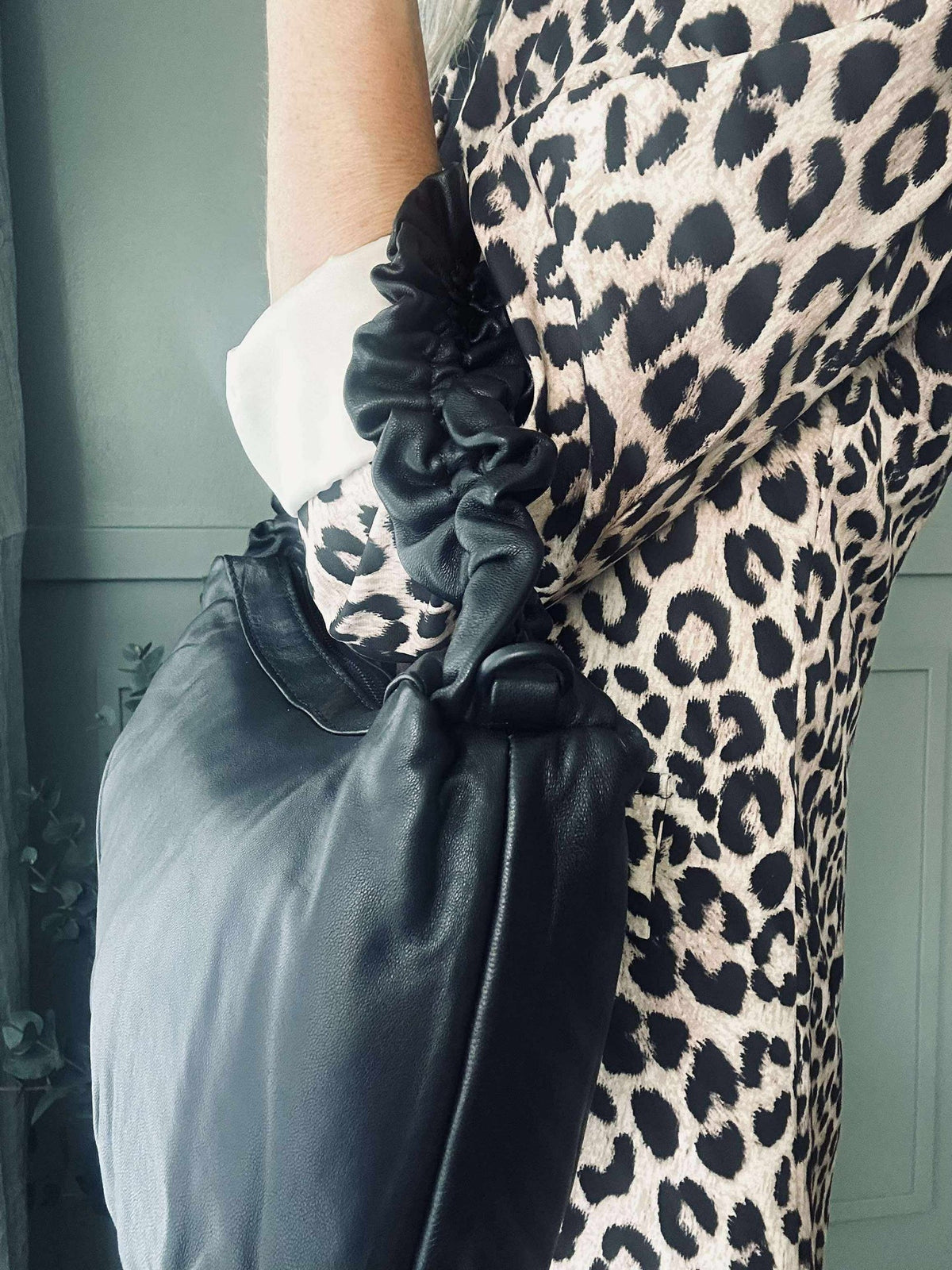 Sac crossbody en cuir raffiné