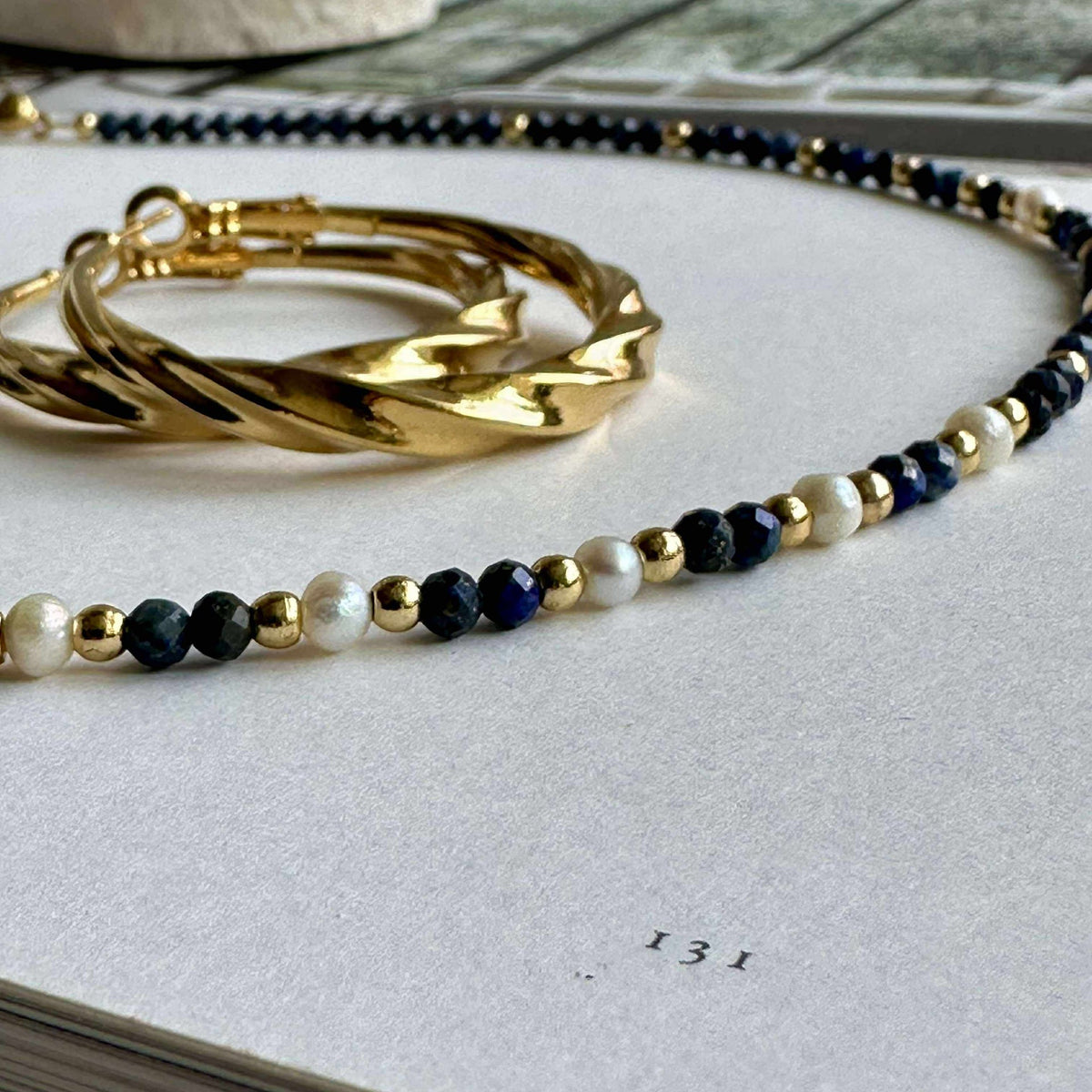 Collier Lilja - avec de véritables perles d’eau douce