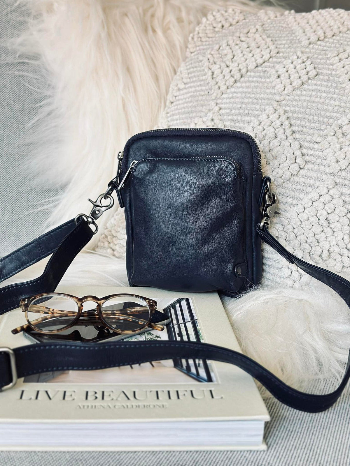 Petit sac pour téléphone Navy