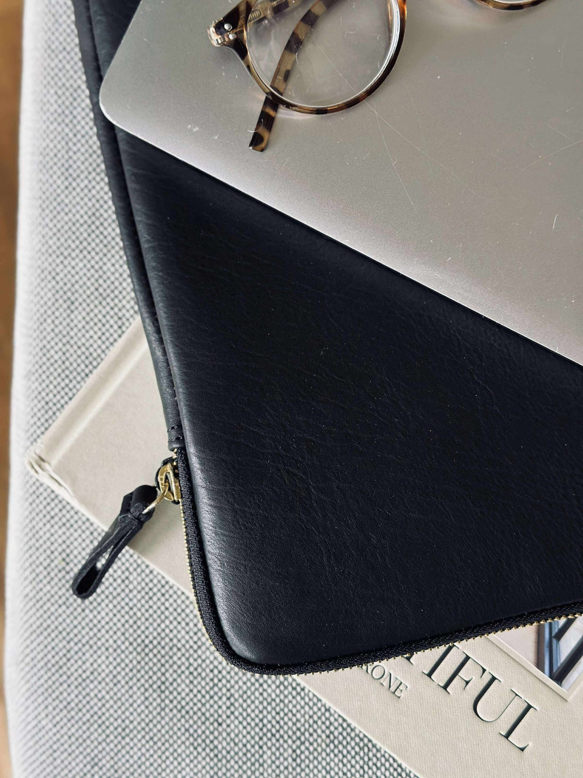 Housse pour ordinateur portable - Noir / Doré