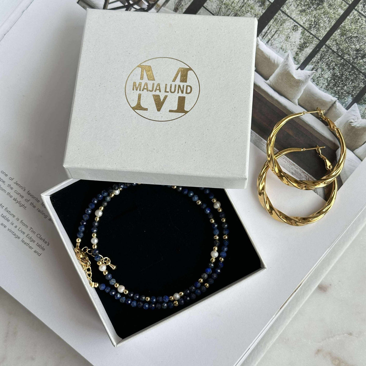 Boucles d’oreilles Jayden dorées