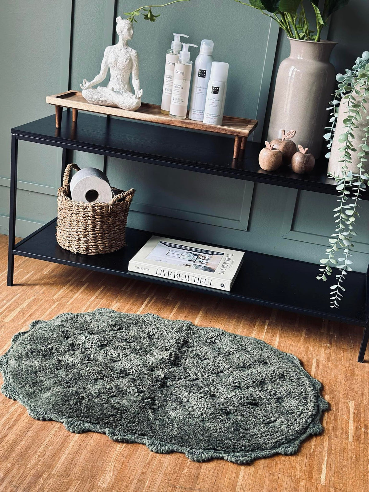 Tapis de bain COTTON Olive