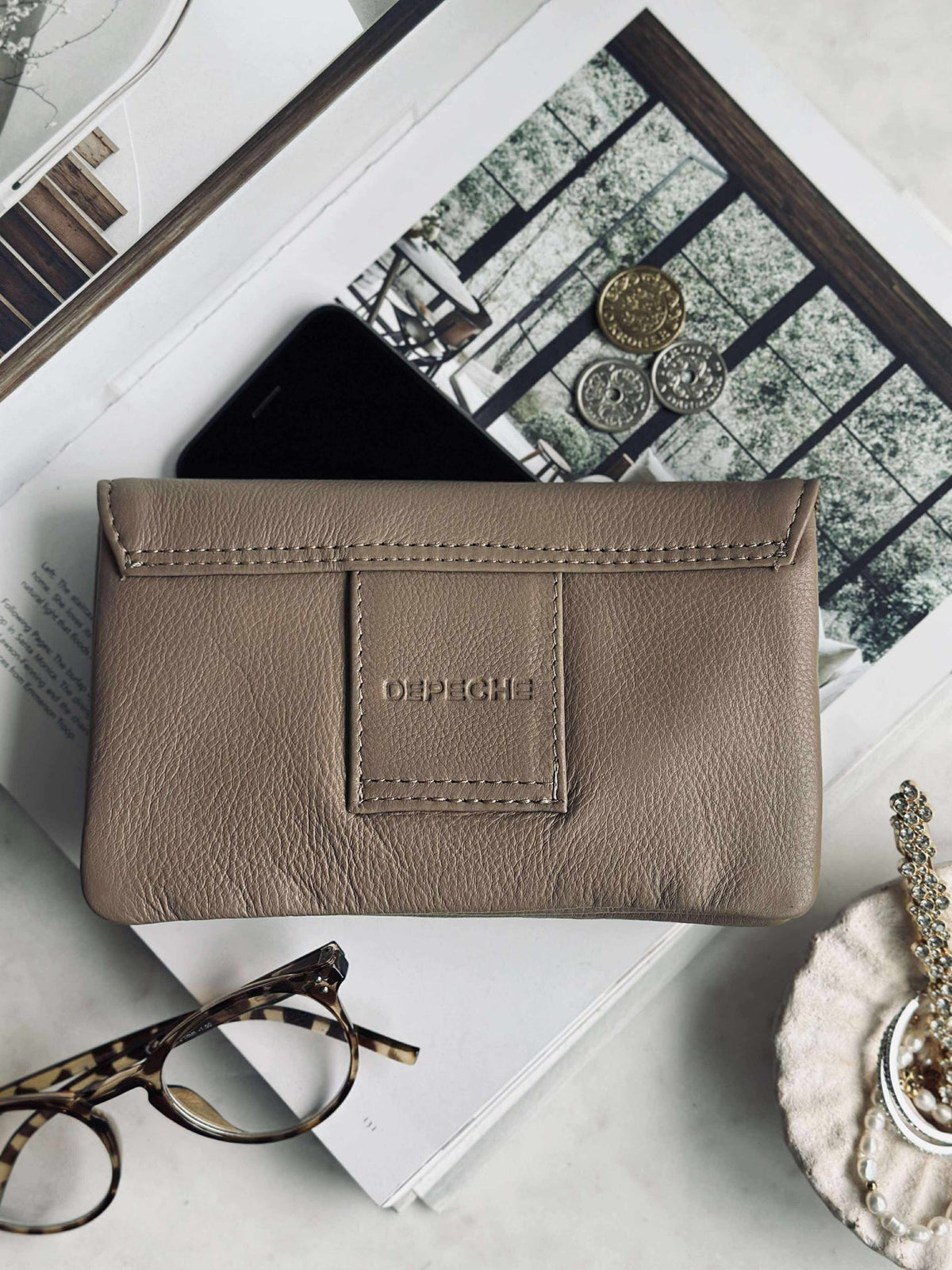 Porte-monnaie Aura - Dusty Taupe