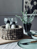 Panier en laine - Brun