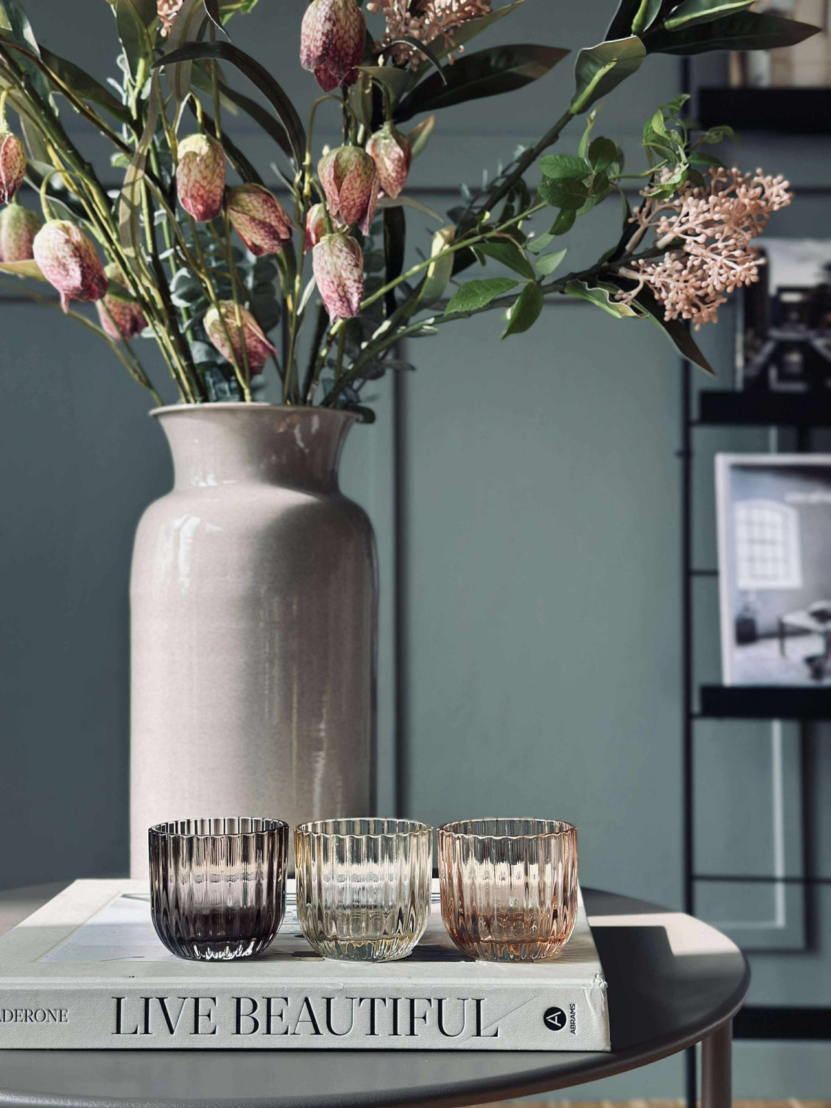 Photophore pour bougie chauffe-plat - COLOR MIX