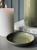 Plateau pour bougie vert