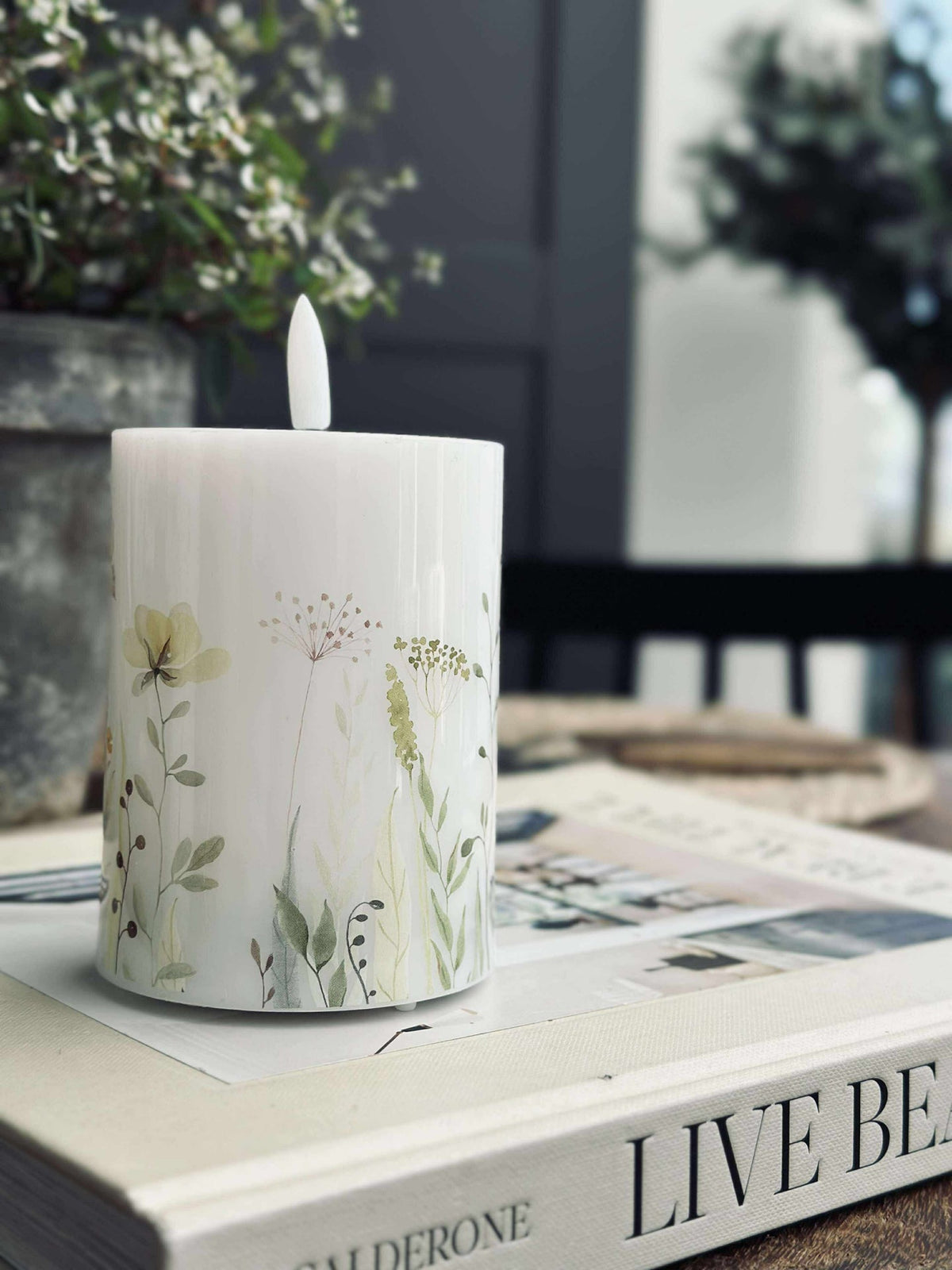 Bougie LED Twinkle wild flora