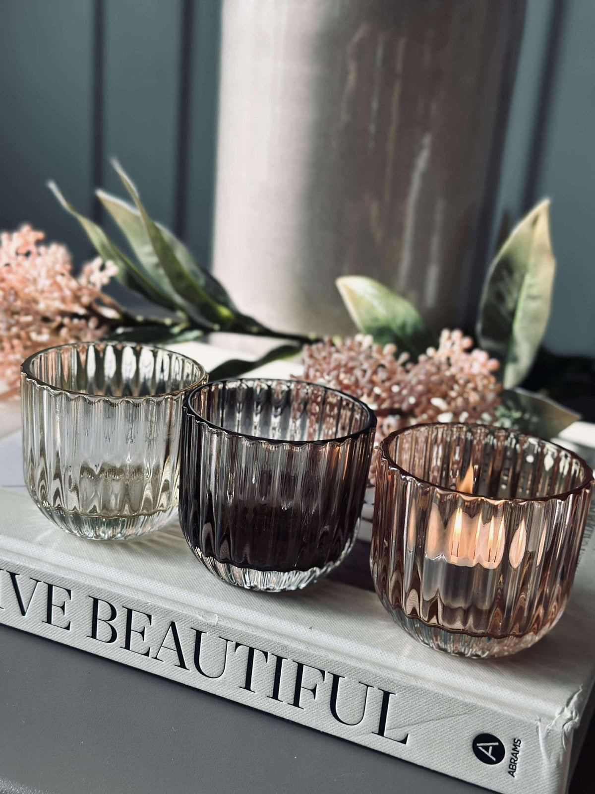 Photophore pour bougie chauffe-plat - COLOR MIX