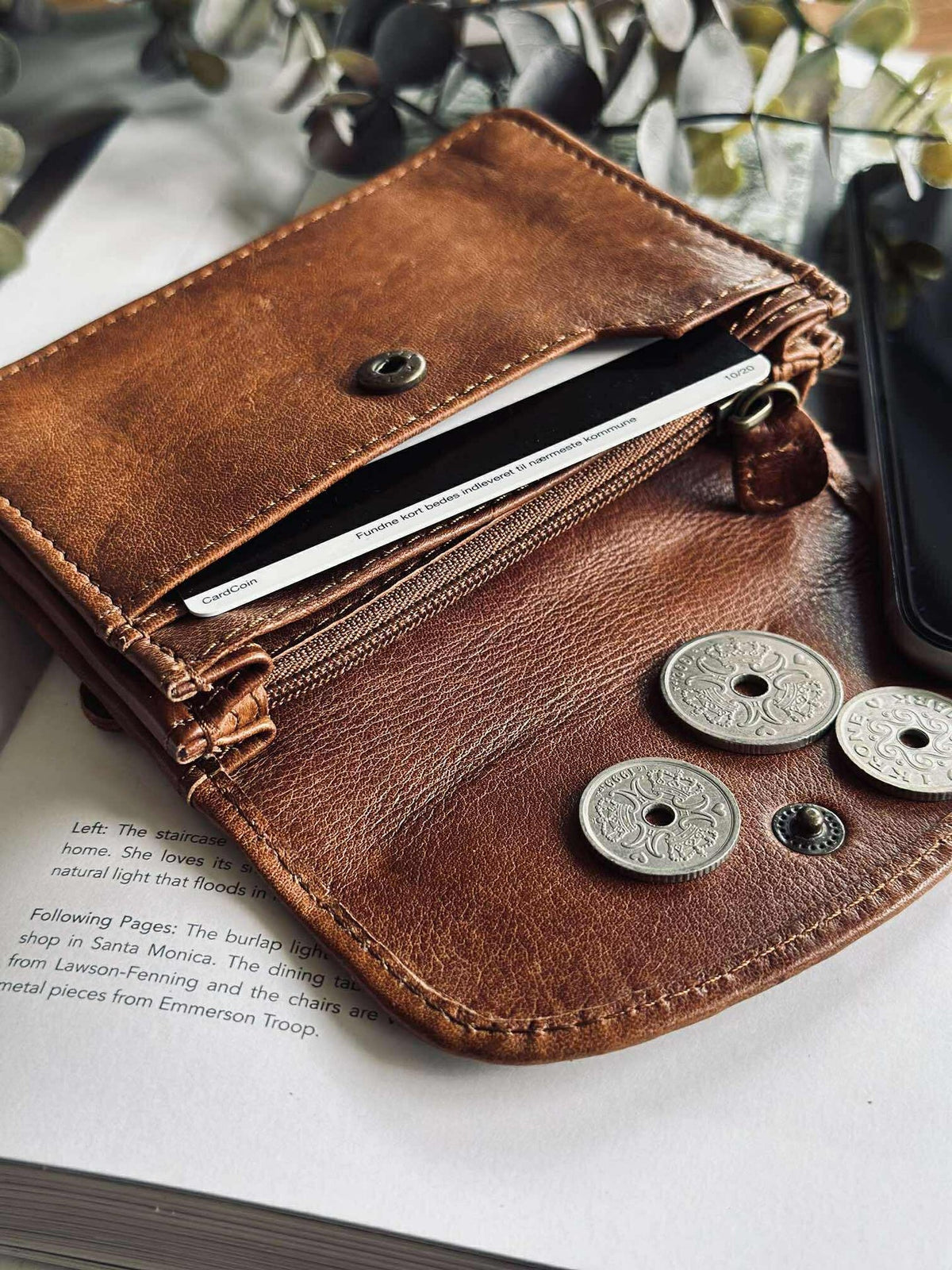 Portefeuille Small URBAN Walnut