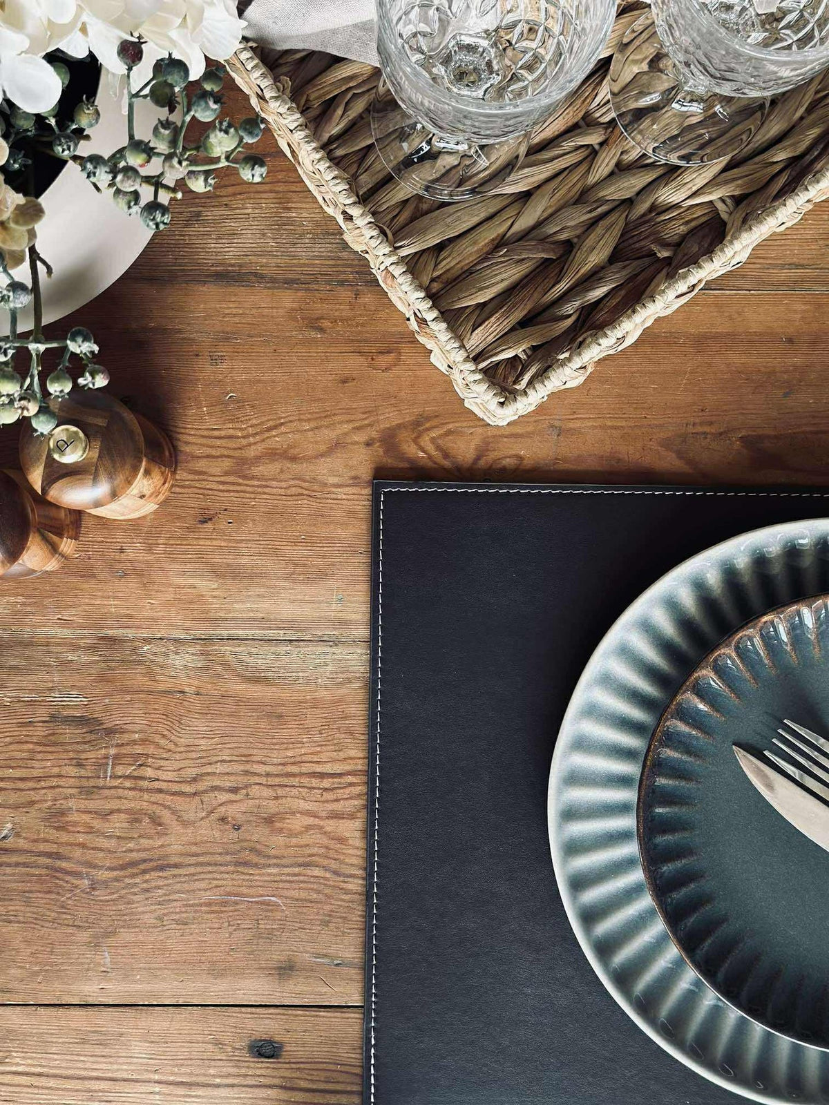 Set de table - 30x45 Marron foncé