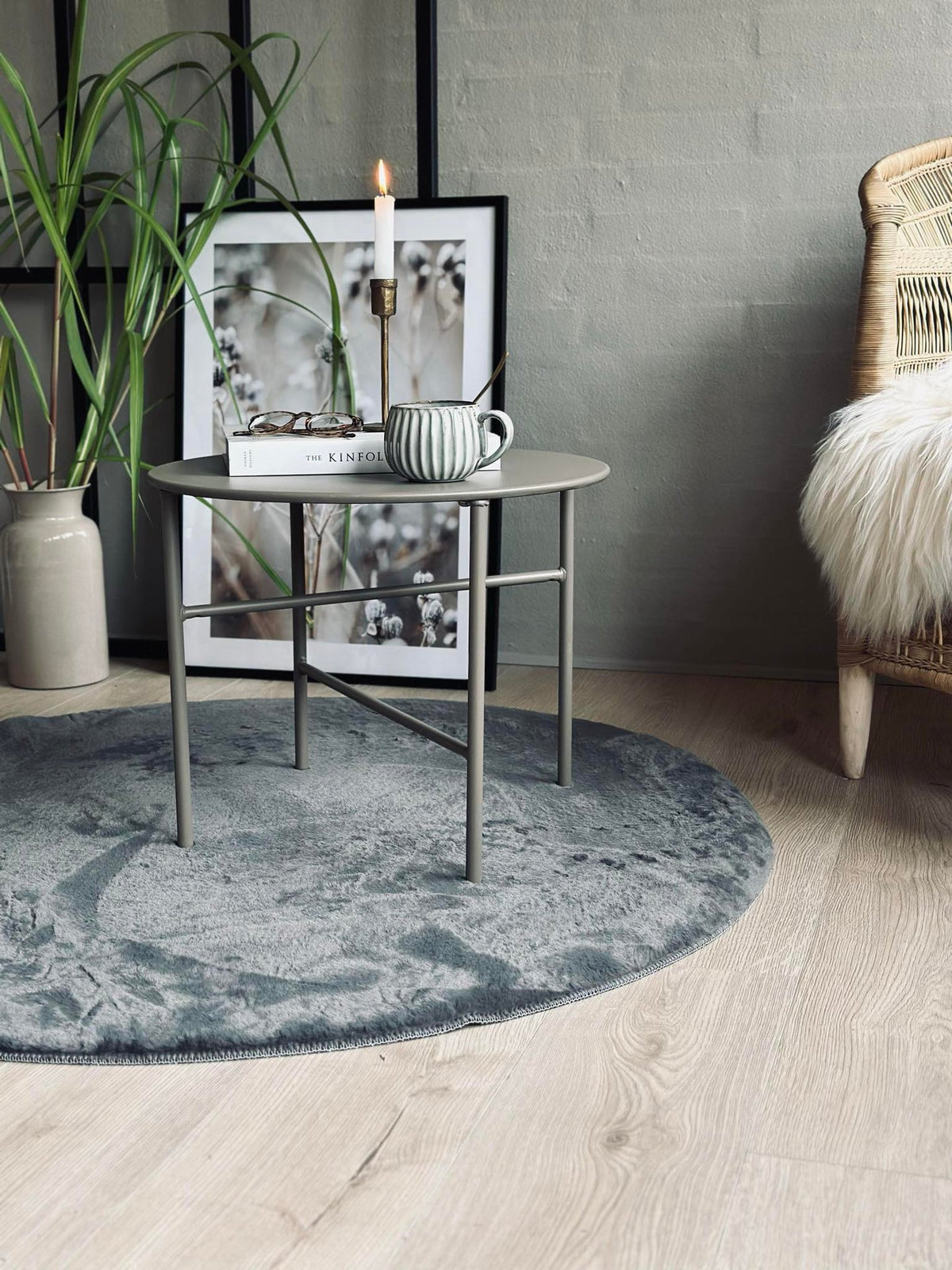 Tapis Plys - Gris dia 120