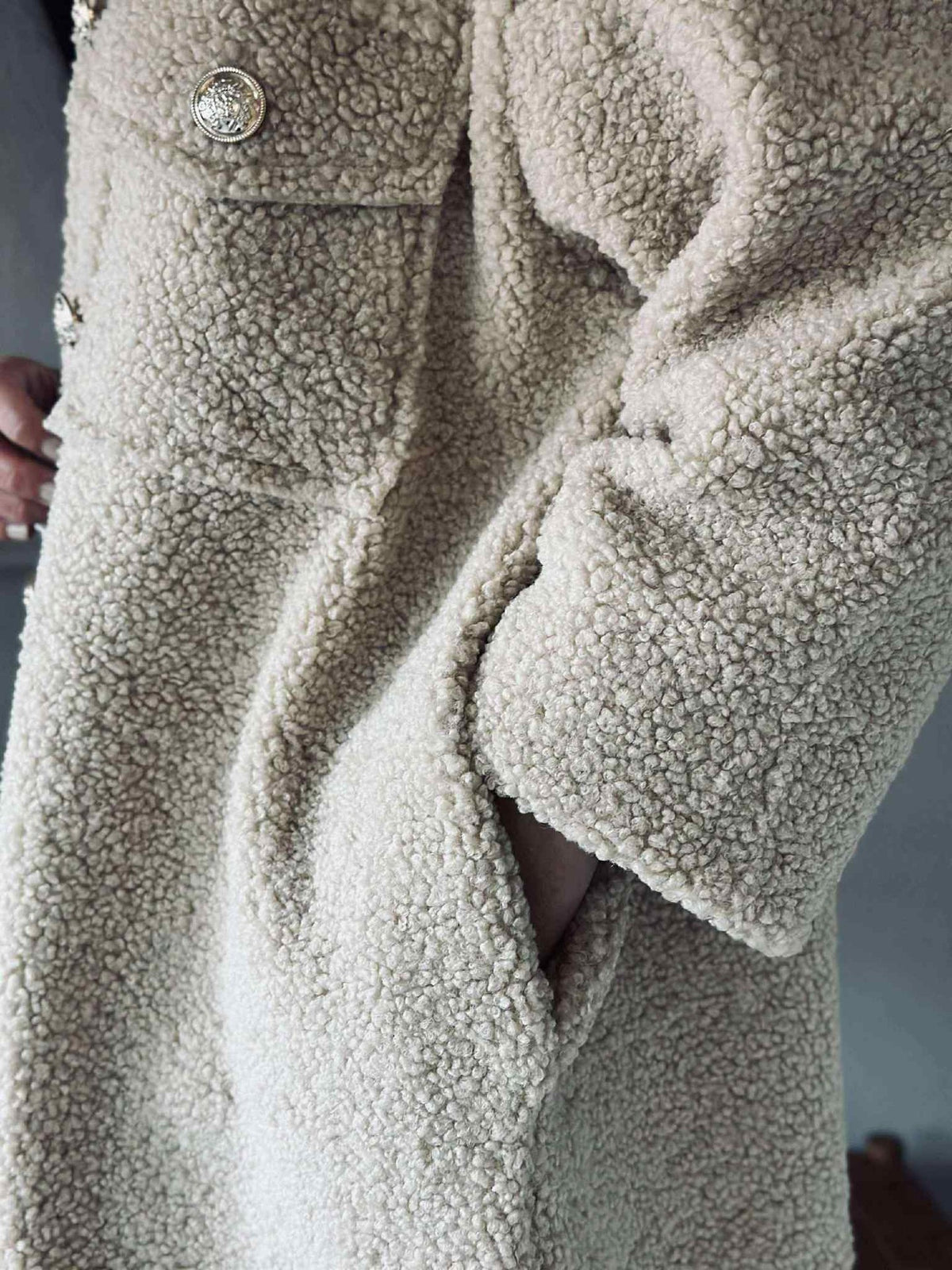 Veste Teddy Lois beige