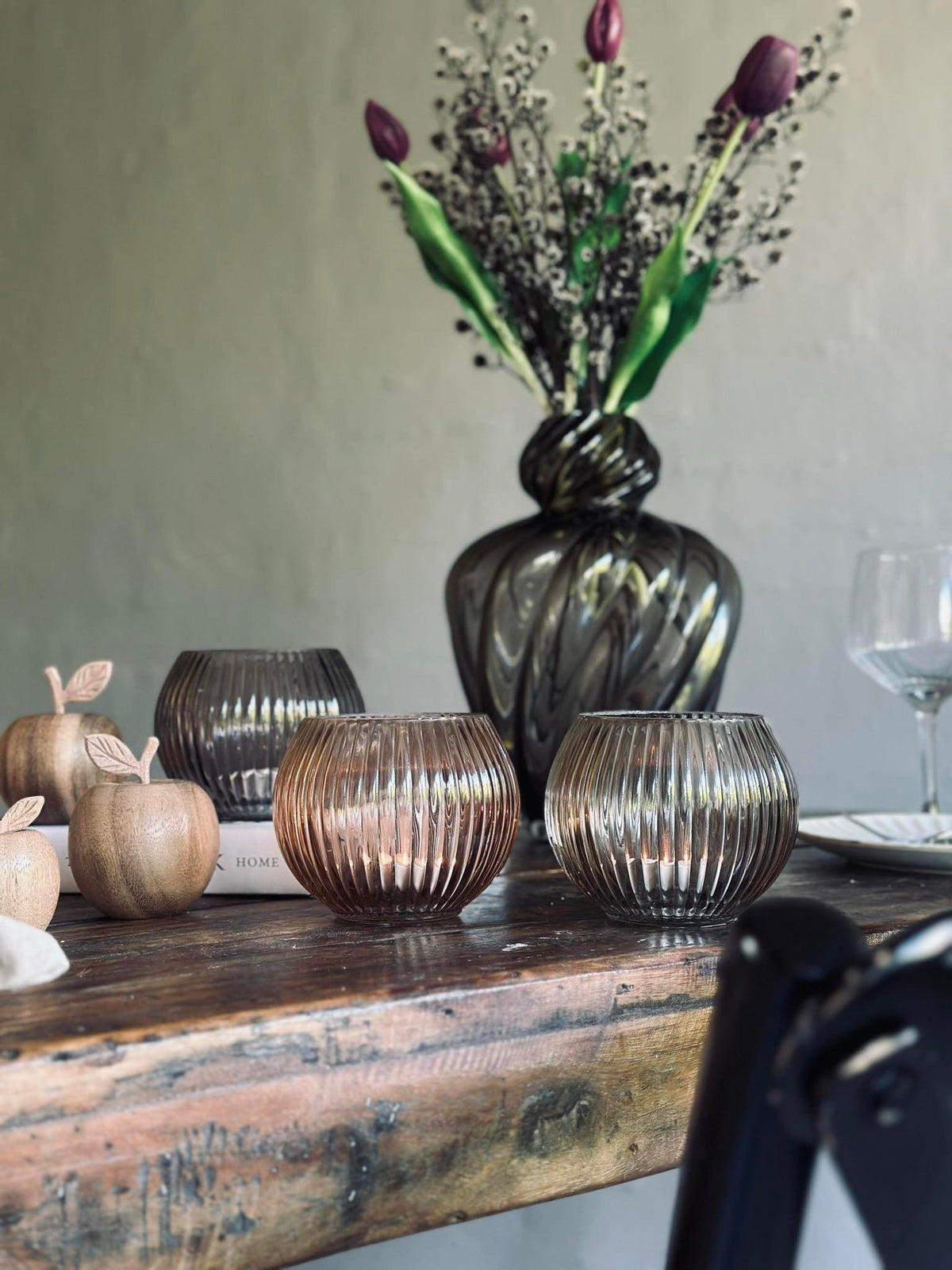 Photophore pour bougie chauffe-plat - COLOR MIX