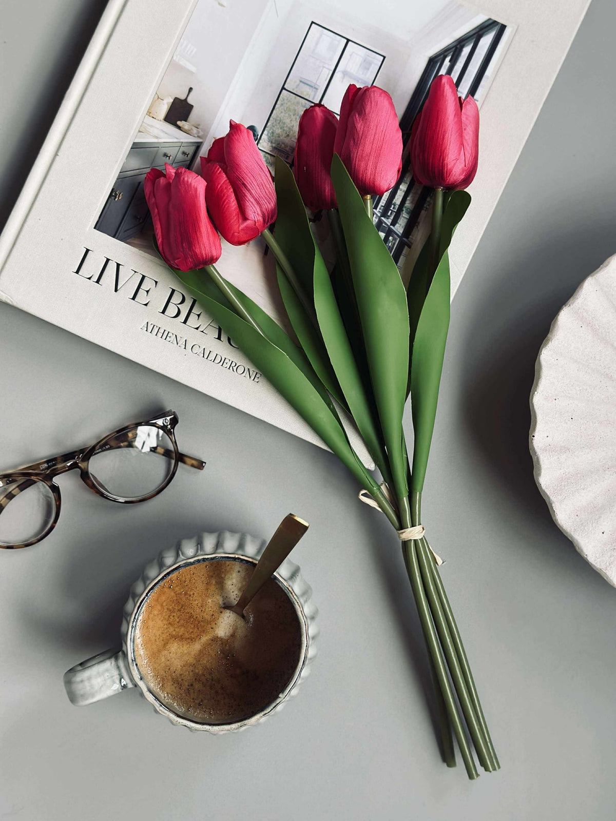 Tulipes effet soie– Plusieurs couleurs