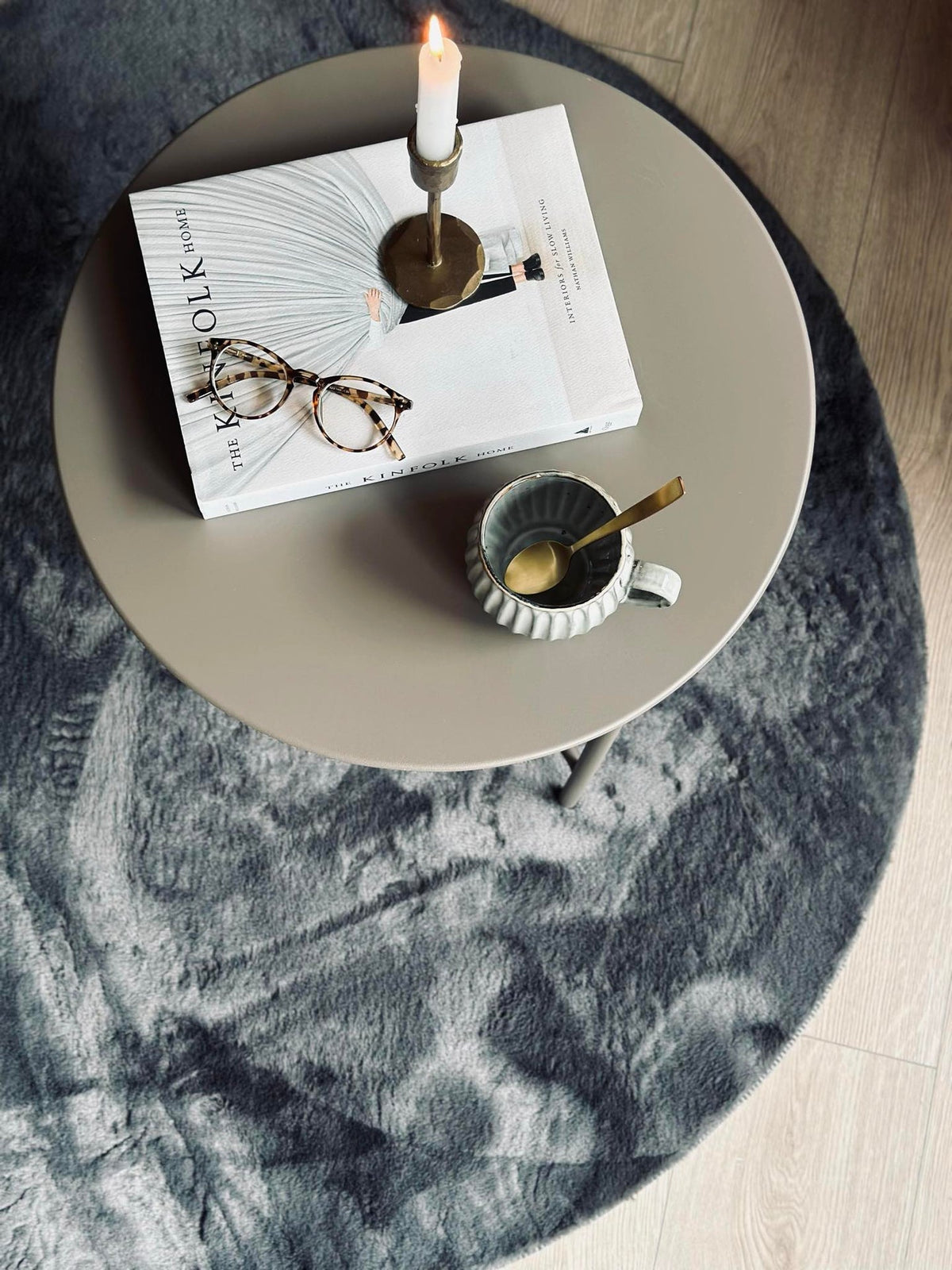 Tapis Plys - Gris dia 120