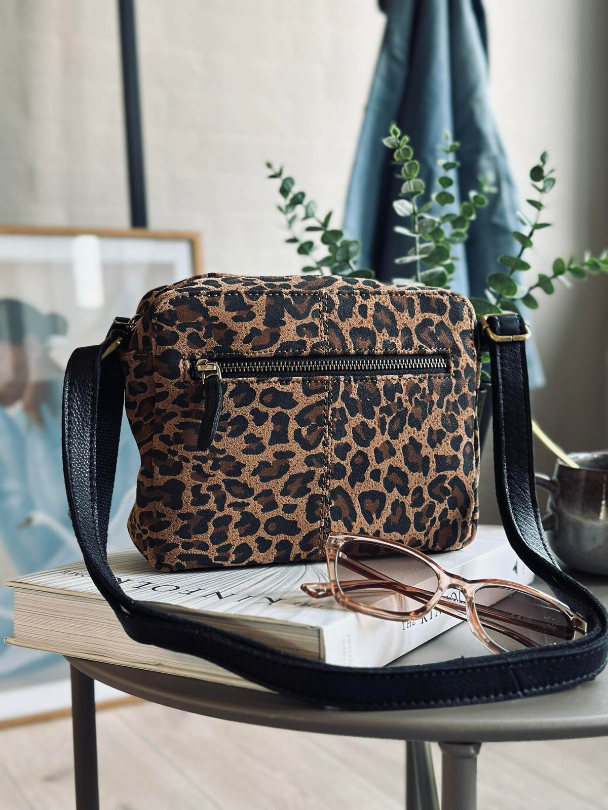 Sac bandoulière Nola léopard