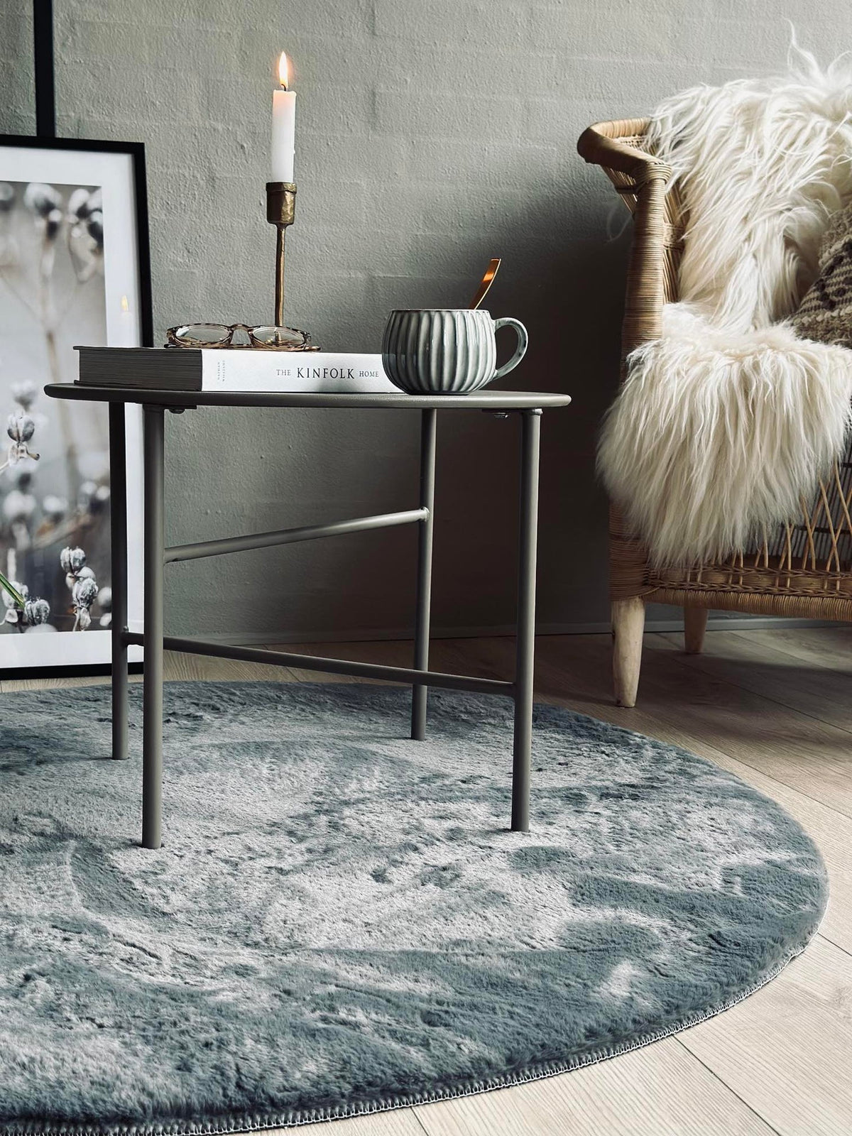 Tapis Plys - Gris dia 120