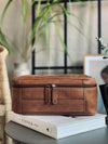 Trousse de toilette Cognac square