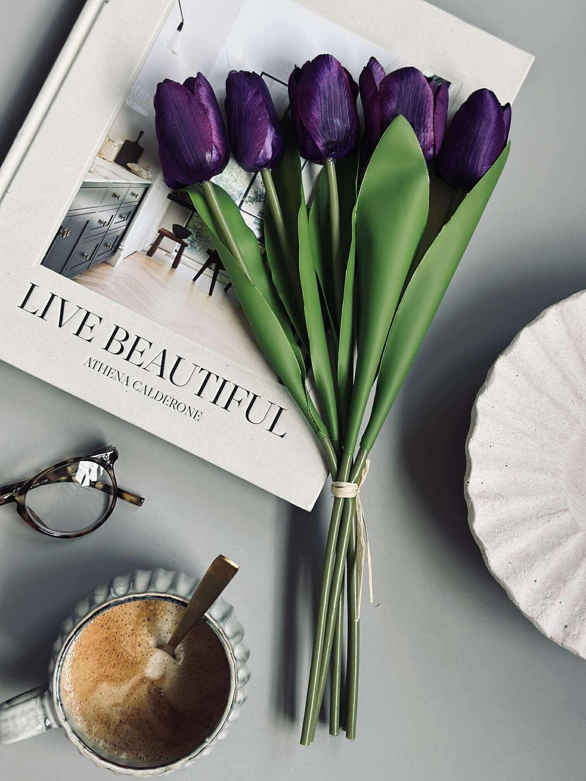 Tulipes effet soie– Plusieurs couleurs