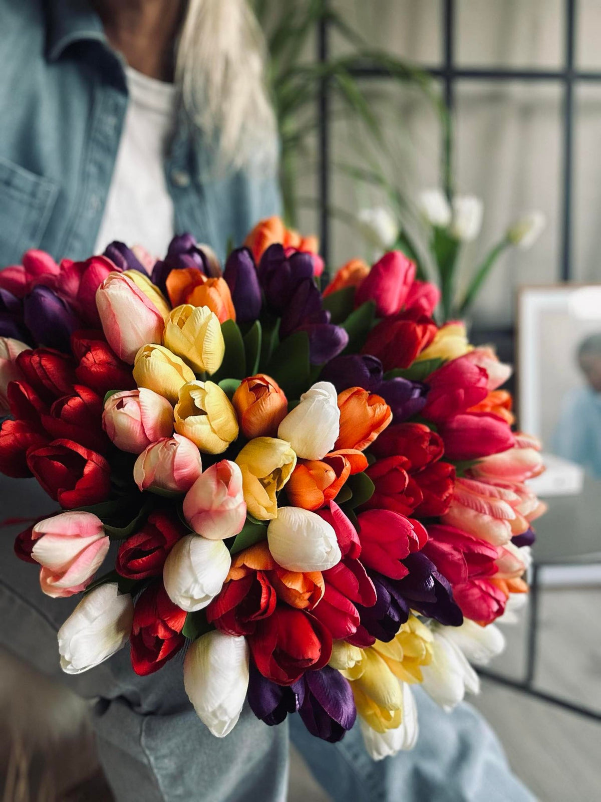 Tulipes effet soie– Plusieurs couleurs