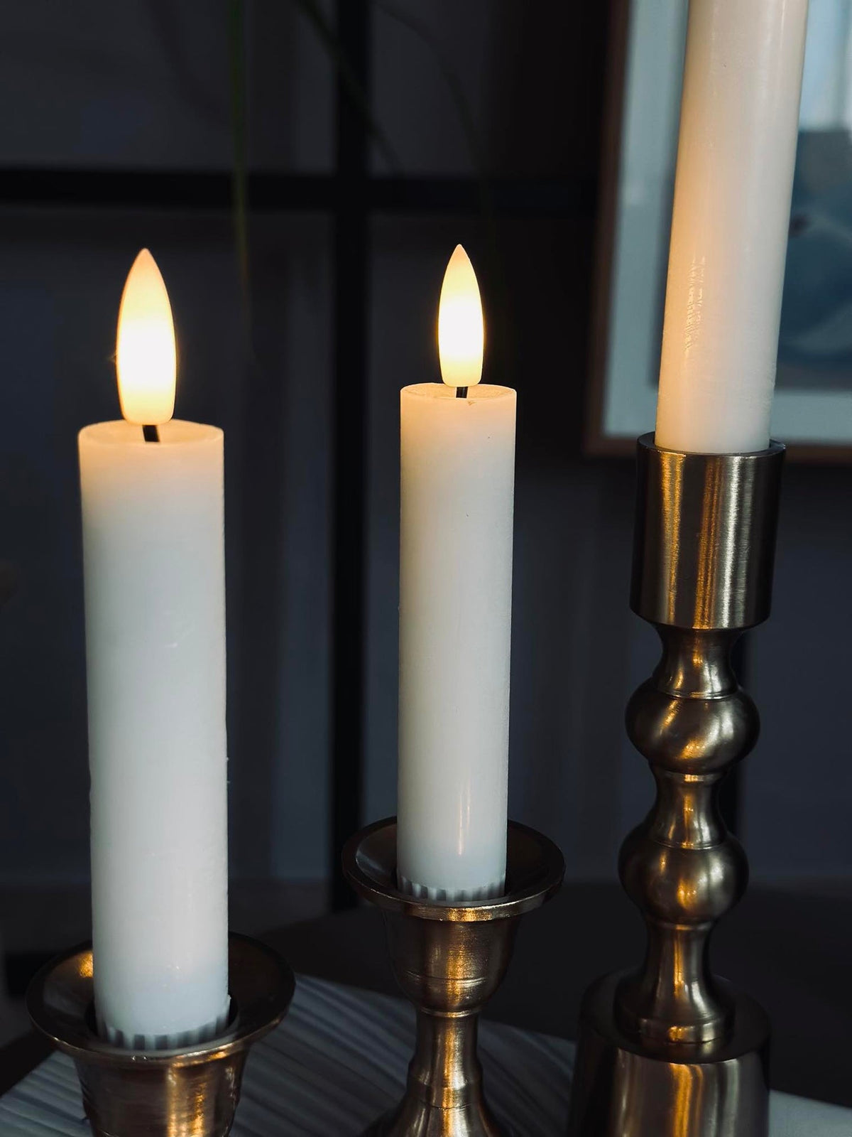 Lot de lumières LED de 8 pièces - Blanc