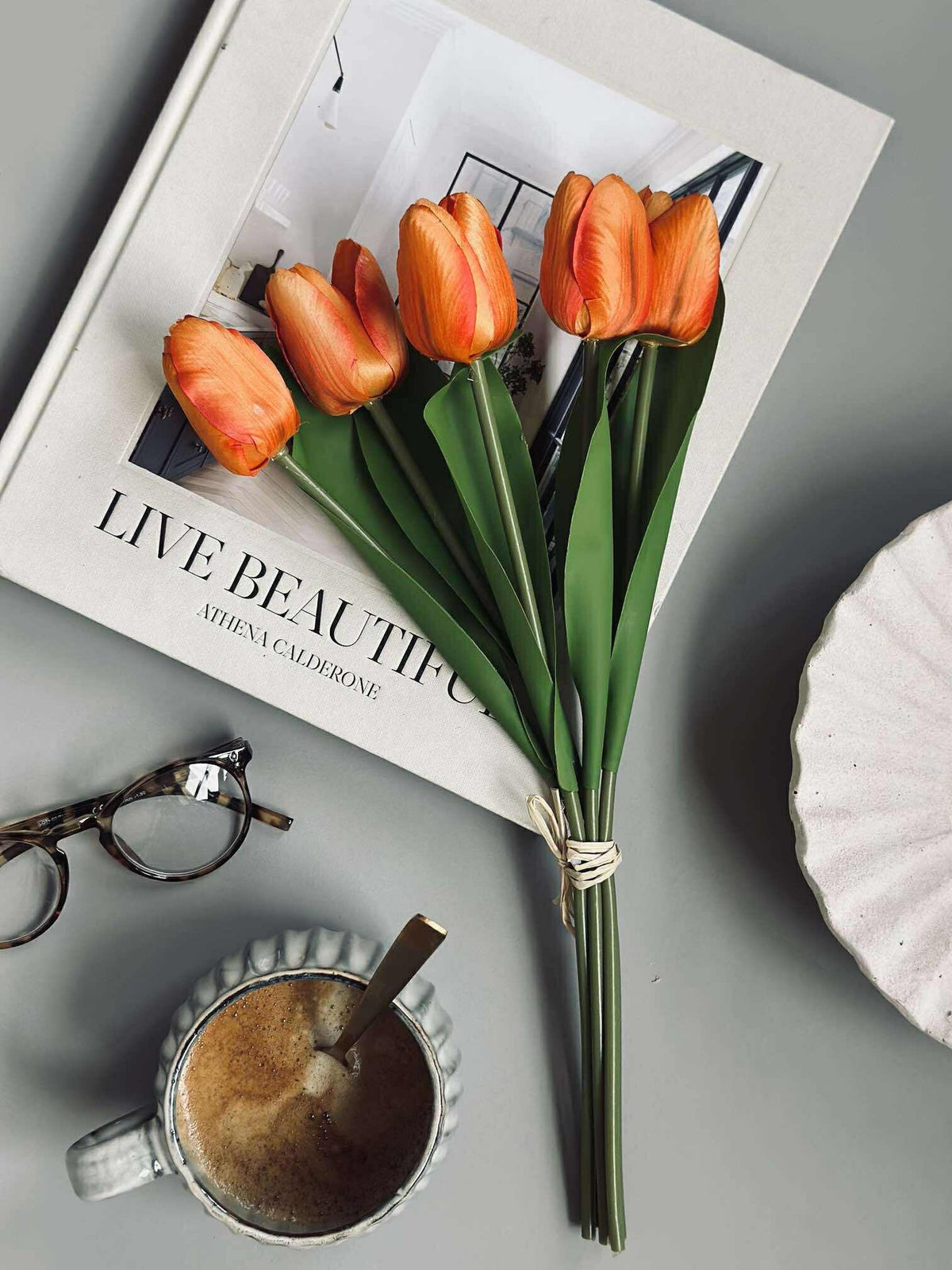 Tulipes effet soie– Plusieurs couleurs
