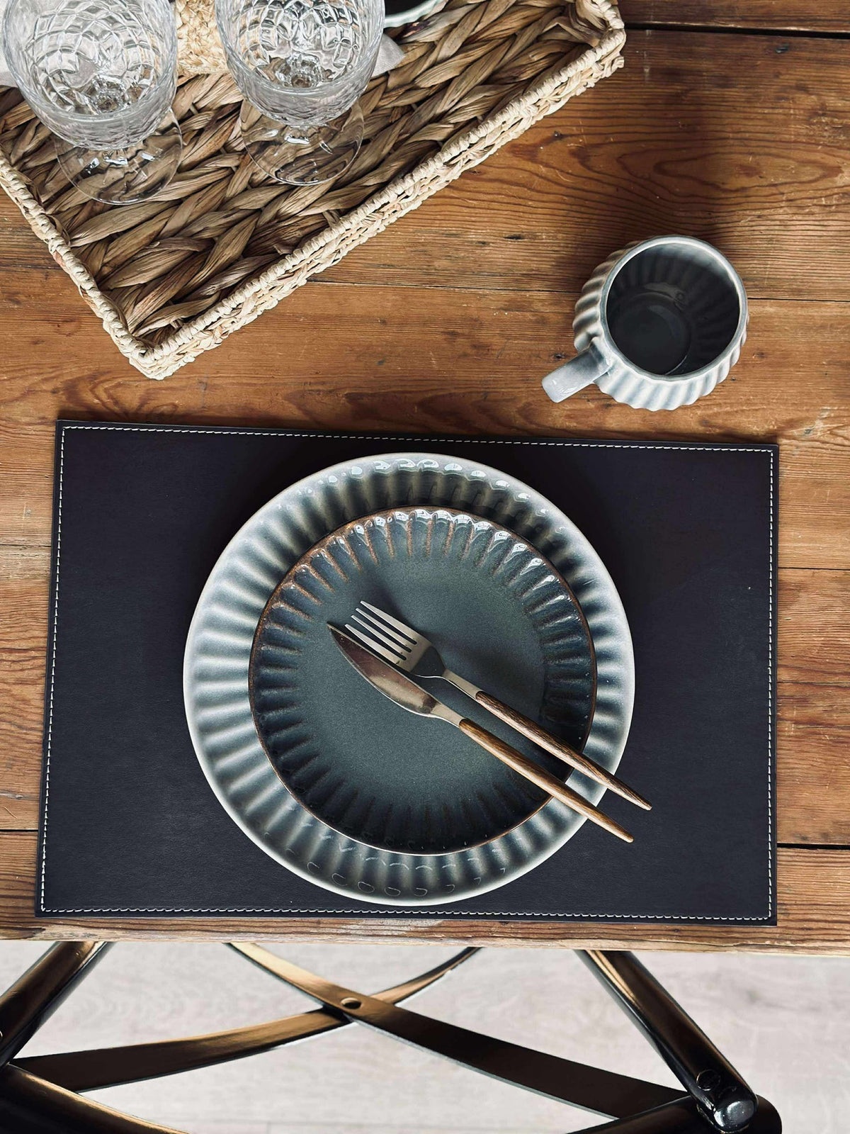 Set de table - 30x45 Marron foncé