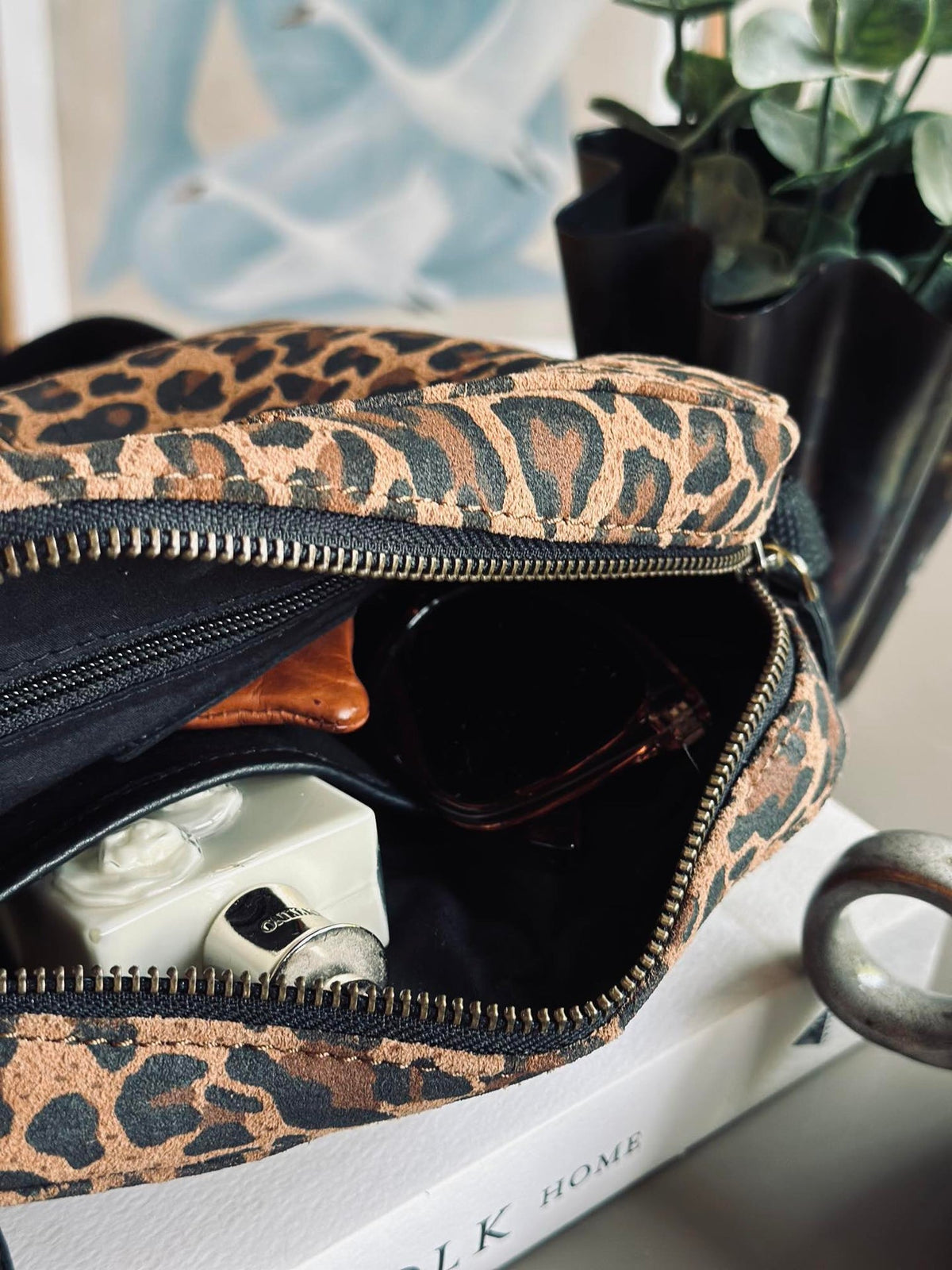 Sac bandoulière Nola léopard
