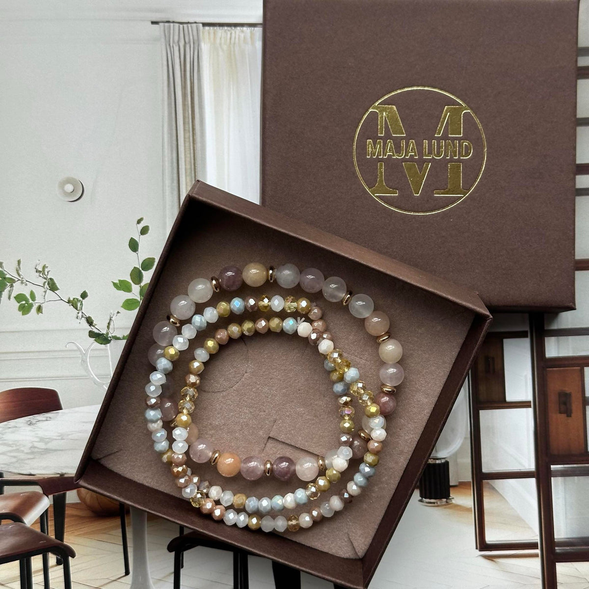Bracelet Luna Blush Mix – Set de 3 pièces