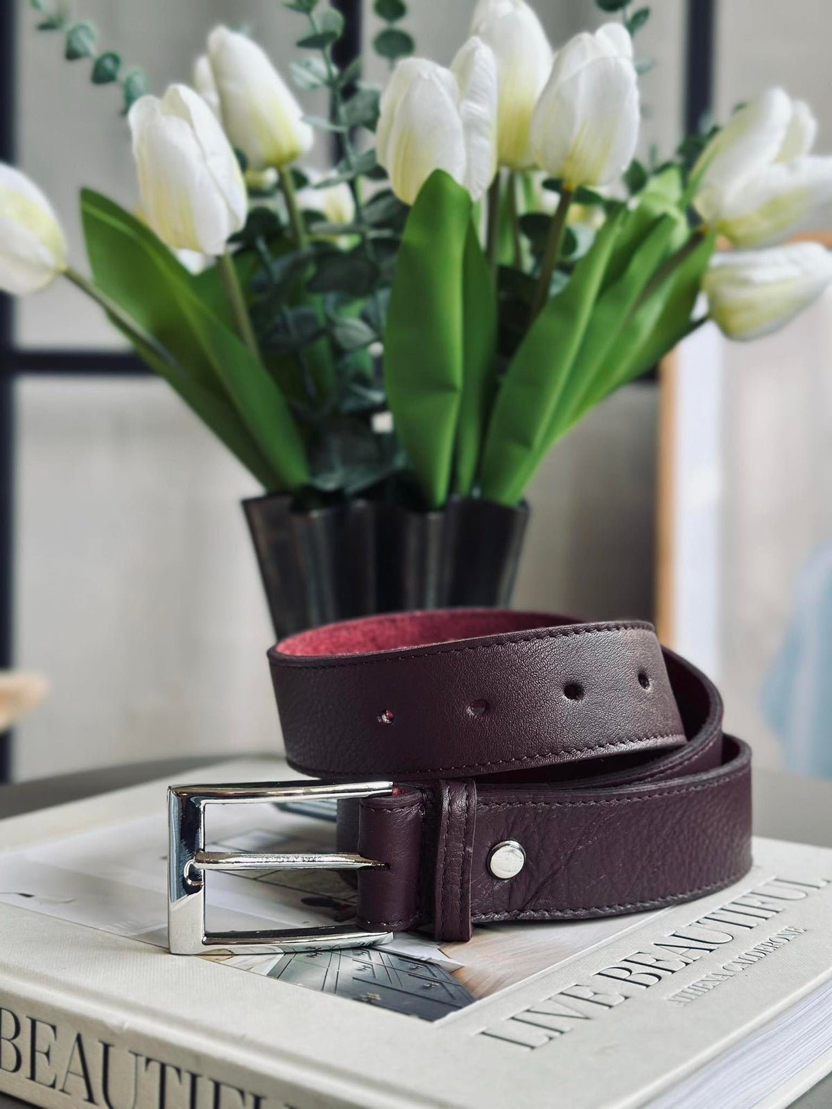 Ceinture 3,5 cm - OX blood