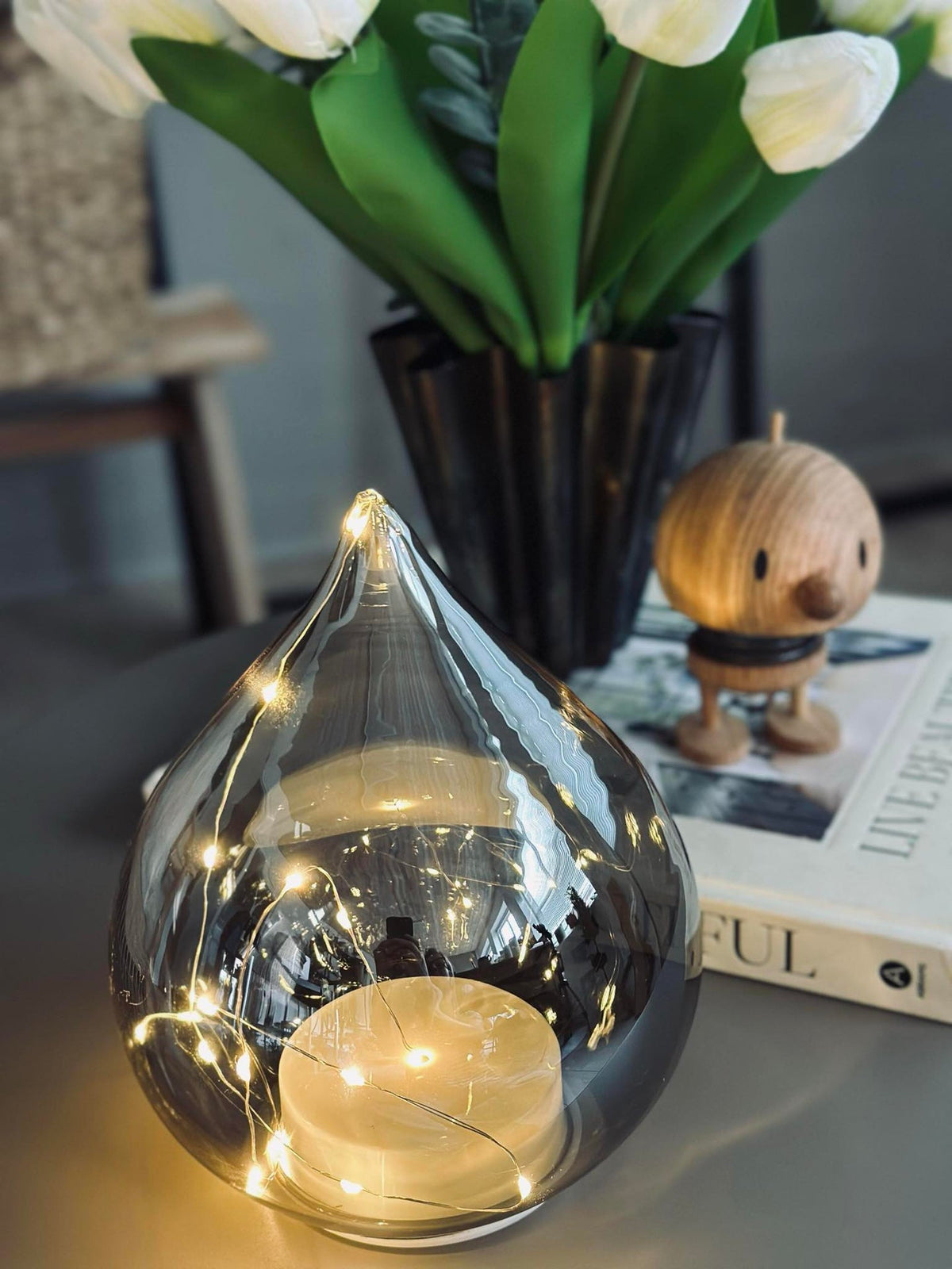 Lampe LED Drop - 19 cm