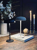 Lampe de table tactile LED Isolde. Noir/Beige