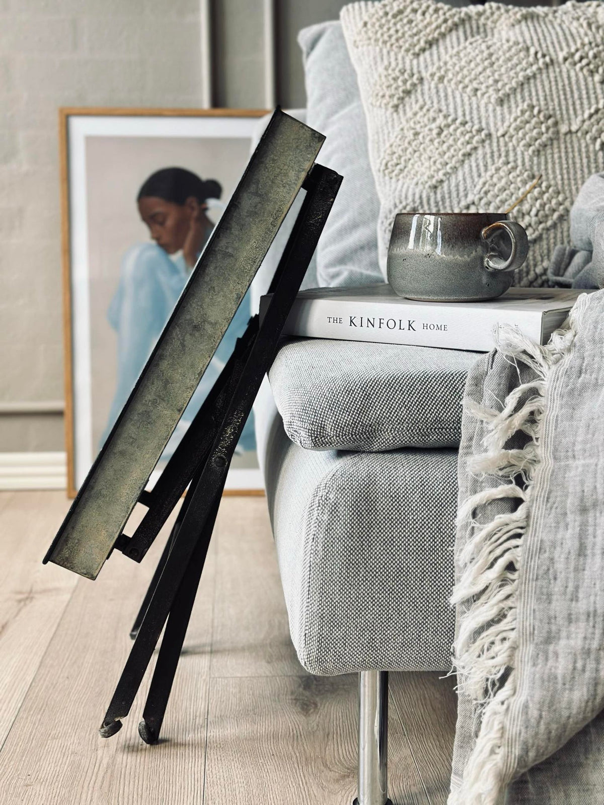 Table d’appoint plateau Zinc - Pour intérieur et extérieur