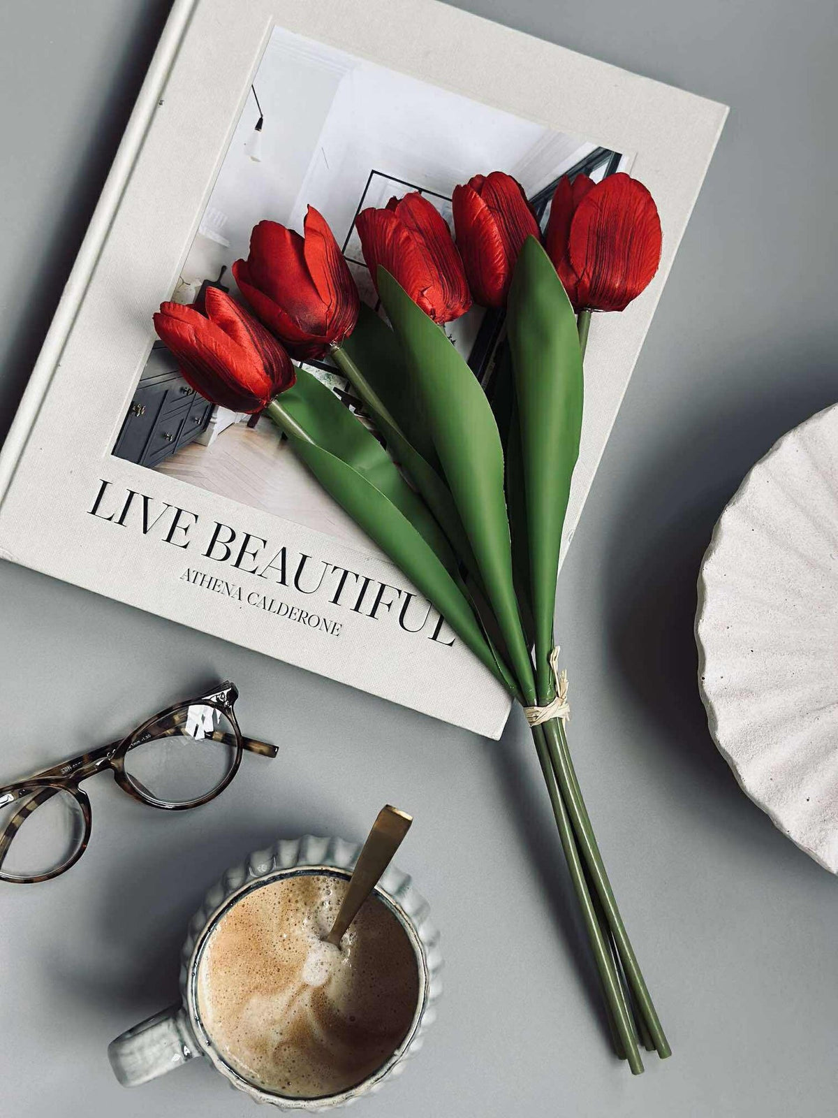 Tulipes effet soie– Plusieurs couleurs