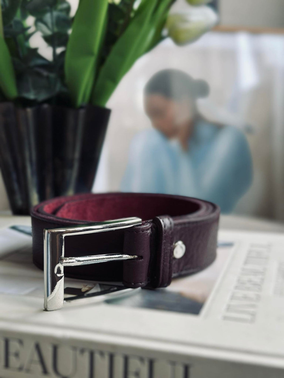 Ceinture 3,5 cm - OX blood